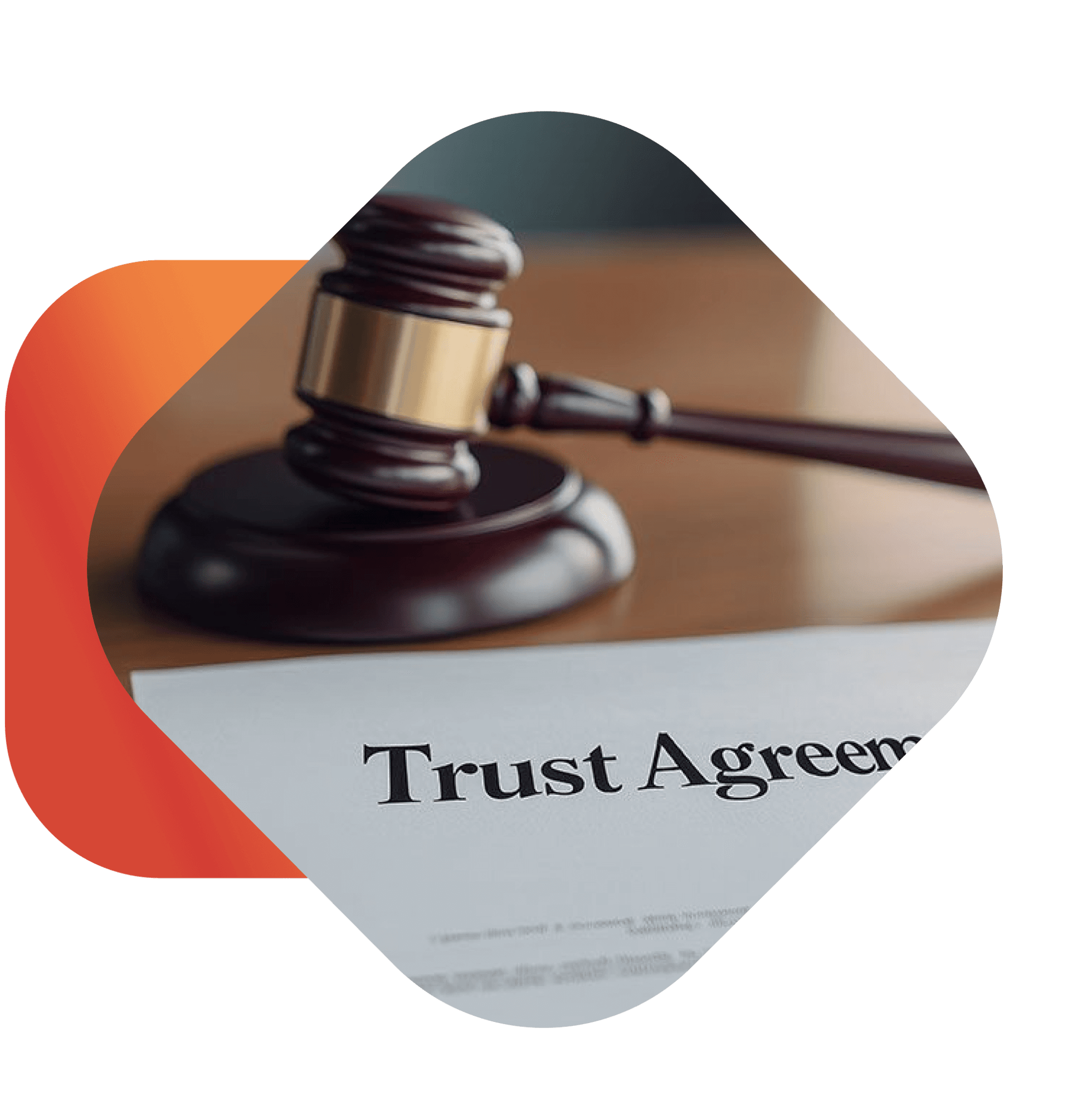 a gavel sitting on a desk